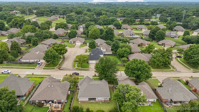 513 S 63rd Pl S, Broken Arrow, OK 74014 - aerial perspective of suburban area