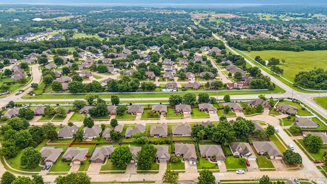 513 S 63rd Pl S, Broken Arrow, OK 74014 - aerial view of residential area