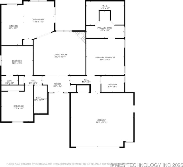 513 S 63rd Pl S, Broken Arrow, OK 74014 - view of room layout