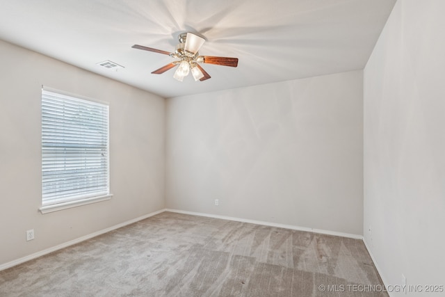 513 S 63rd Pl S, Broken Arrow, OK 74014 - empty room featuring carpet flooring and ceiling fan