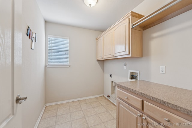 513 S 63rd Pl S, Broken Arrow, OK 74014 - laundry room featuring cabinet space, hookup for an electric dryer, hookup for a washing machine, and gas dryer hookup