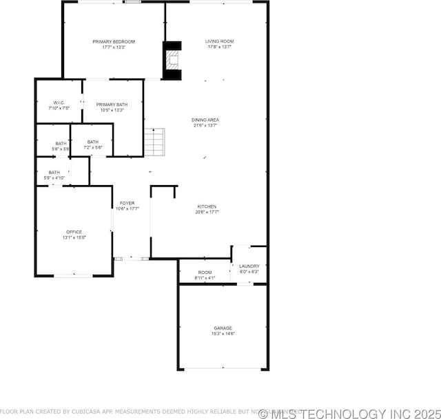 6002 S Atlanta Ct Unit 2, Tulsa, OK 74105 - view of floor plan / room layout