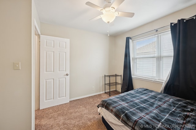 6152 S Madison Pl Unit B, Tulsa, OK 74136 - bedroom with carpet and ceiling fan
