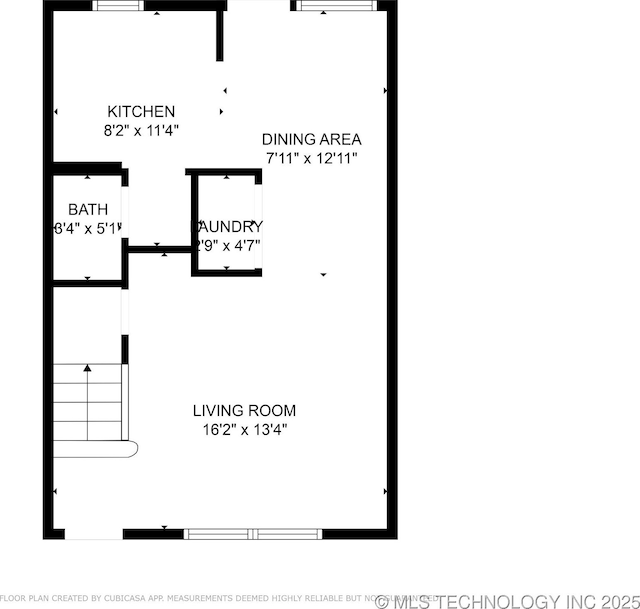 6152 S Madison Pl Unit B, Tulsa, OK 74136 - view of floor plan / room layout