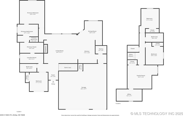 2035 E 138th Pl S, Bixby, OK 74008 - view of property floor plan