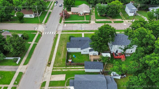 925 W Cedar St N, Durant, OK 74701 - aerial view of residential area