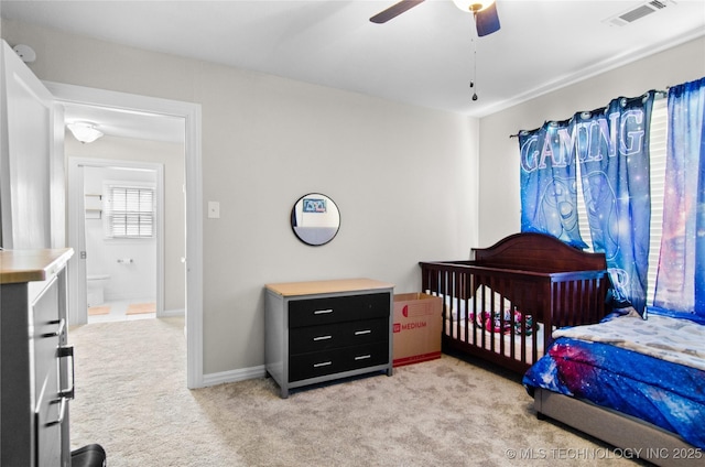 925 W Cedar St N, Durant, OK 74701 - bedroom featuring light colored carpet and ceiling fan