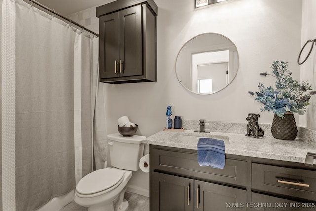 2407 W Union Pl, Collinsville, OK 74021 - full bathroom with vanity and a shower with curtain