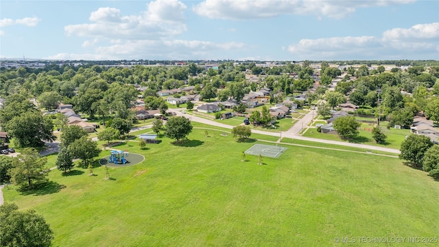16524 E 2nd St, Tulsa, OK 74108 - aerial perspective of suburban area