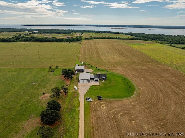 2724 Lark Rd, Kingston, OK 73439 - view of rural area with a nearby body of water