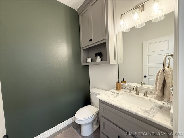 18040 County Road 1558, Ada, OK 74820 - half bathroom with toilet and vanity