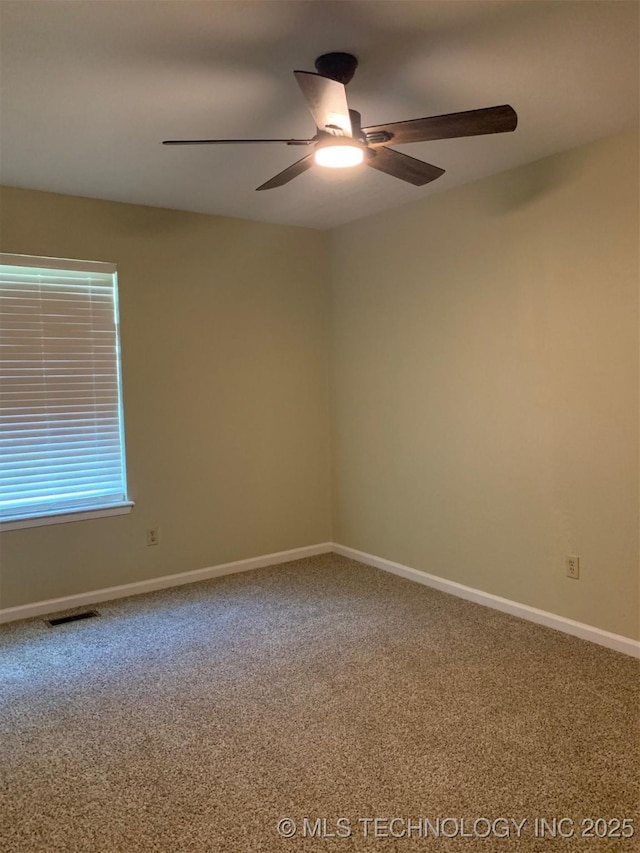 11810 E 83rd St, Owasso, OK 74055 - unfurnished room with carpet floors and ceiling fan