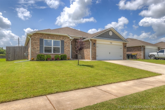 7420 E 160th Pl S, Bixby, OK 74008 - single story home featuring brick siding, driveway, and an attached garage