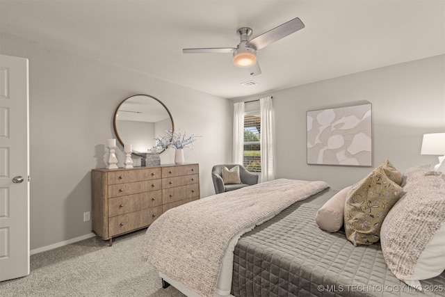 7420 E 160th Pl S, Bixby, OK 74008 - carpeted bedroom with a ceiling fan and baseboards