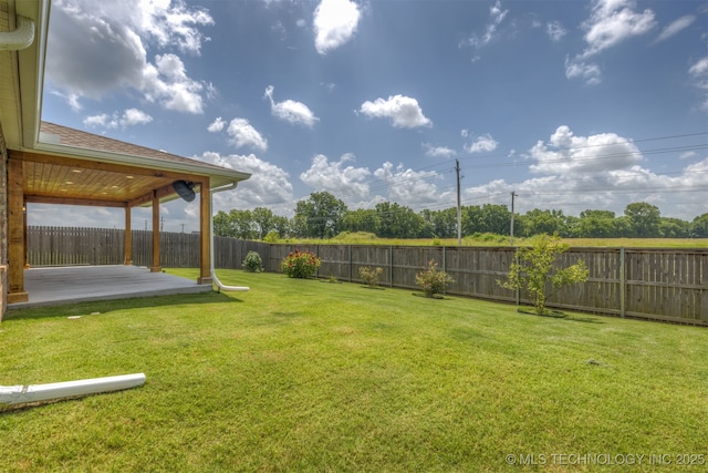 7420 E 160th Pl S, Bixby, OK 74008 - fenced backyard with a patio