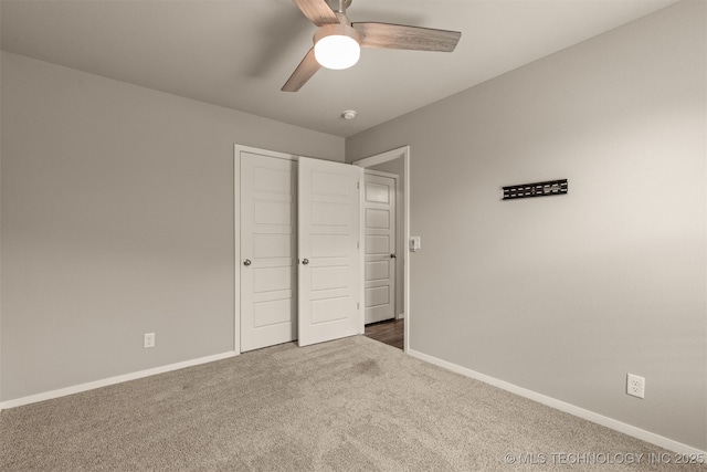 7420 E 160th Pl S, Bixby, OK 74008 - unfurnished bedroom with carpet floors, ceiling fan, and a closet