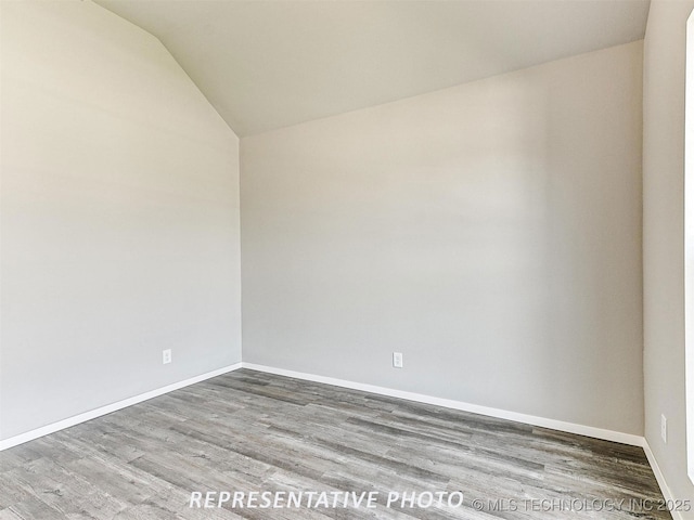 13413 S 72nd E Ave, Bixby, OK 74008 - unfurnished room featuring lofted ceiling and wood finished floors