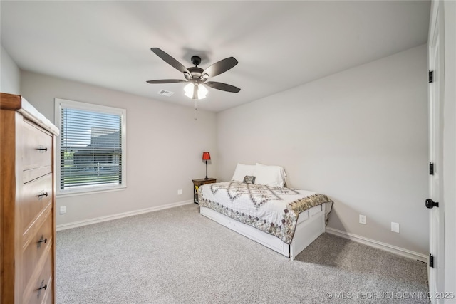 20905 S Windsor Ave, Claremore, OK 74019 - bedroom with carpet flooring and ceiling fan