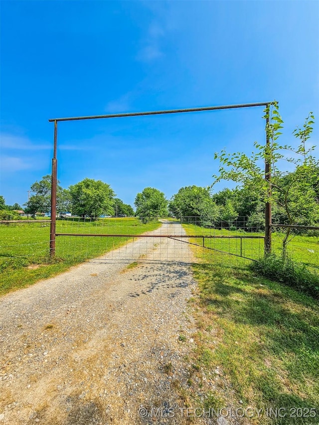 5068 E 188th St S, Warner, OK 74469 - view of street with a rural view