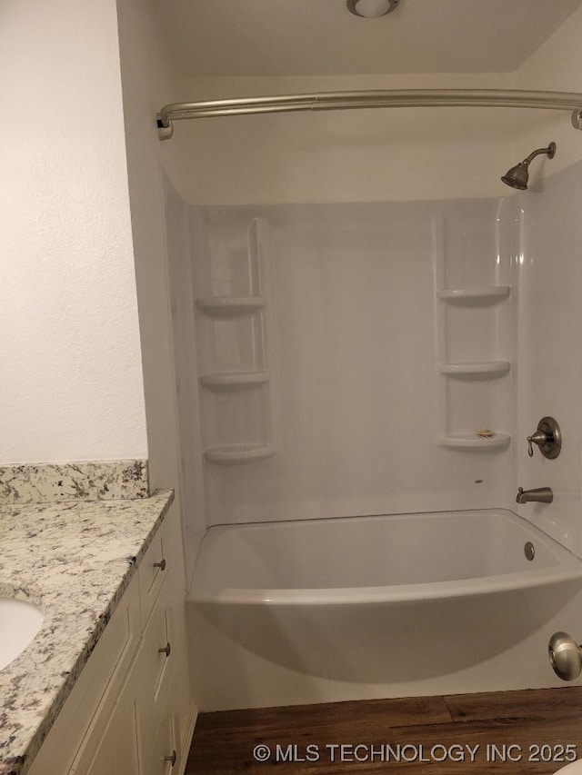 1604 S 5th St, Mcalester, OK 74501 - bathroom with shower / washtub combination and vanity