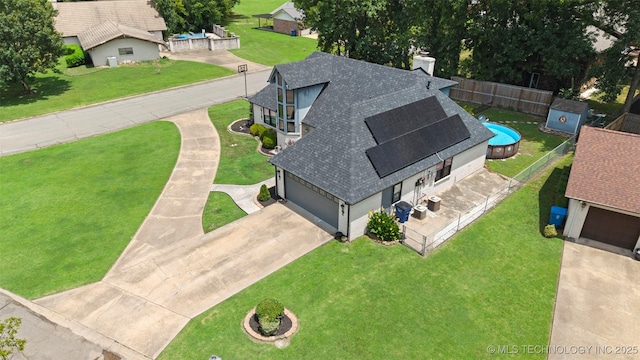 1934 Birnamwood, Miami, OK 74354 - view from above of property featuring a pool area
