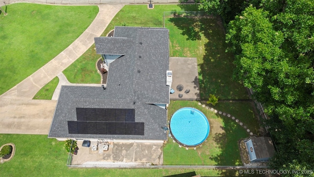 1934 Birnamwood, Miami, OK 74354 - view from above of property featuring a pool area