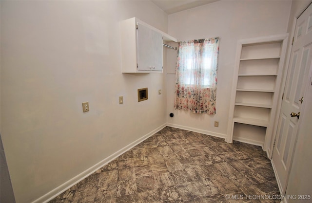 711 S 29th St W, Muskogee, OK 74401 - washroom featuring washer hookup and cabinet space
