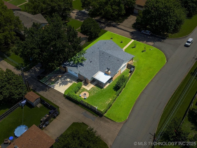 1267 Guinn Ln, Bartlesville, OK 74006 - view from above of property