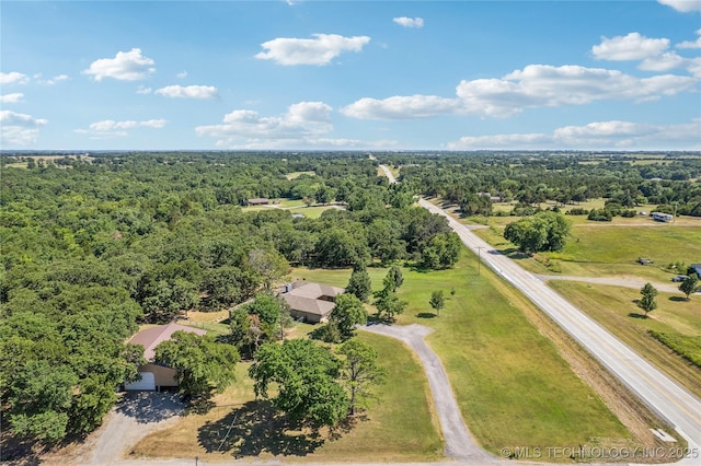 3609 E Scenic Dr, Cushing, OK 74023 - drone / aerial view of a forest