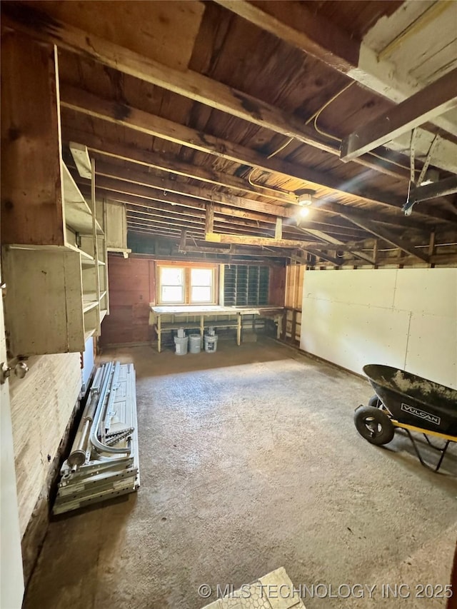 911 E Maple St, Cushing, OK 74023 - view of below grade area