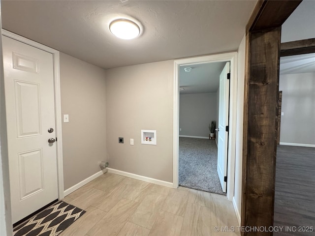 911 E Maple St, Cushing, OK 74023 - laundry room featuring hookup for a washing machine and hookup for an electric dryer