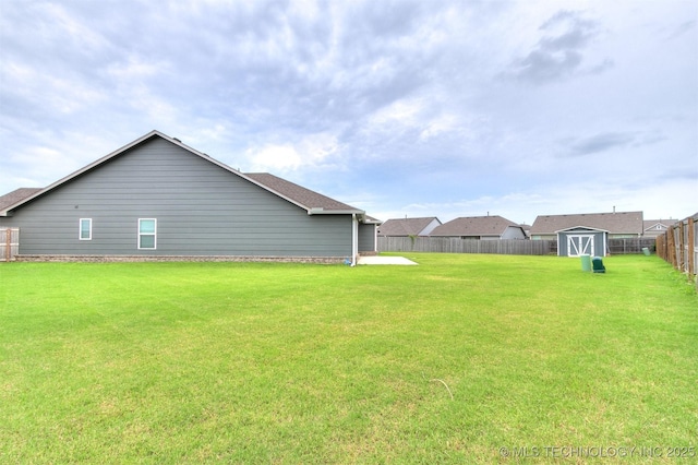 3604 E Quebec St, Broken Arrow, OK 74014 - fenced backyard with a storage shed