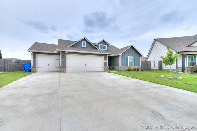 3604 E Quebec St, Broken Arrow, OK 74014 - view of front of house with board and batten siding, an attached garage, concrete driveway, and roof with shingles