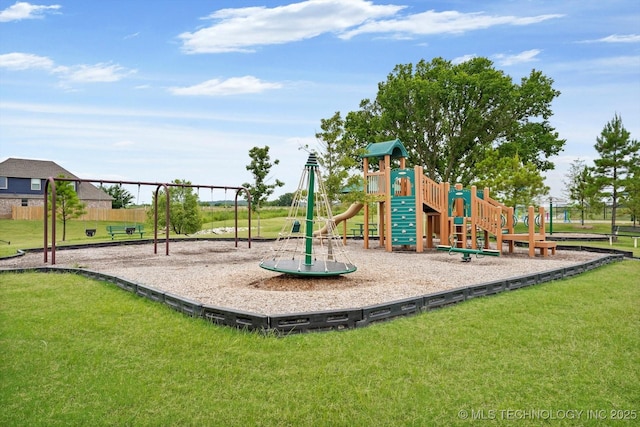 14305 S College Ave, Bixby, OK 74008 - communal playground featuring a lawn