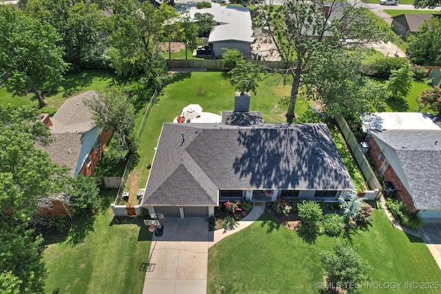 5861 S Hudson Pl, Tulsa, OK 74135 - view from above of property