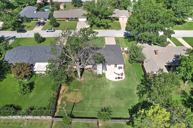 5861 S Hudson Pl, Tulsa, OK 74135 - aerial view of residential area