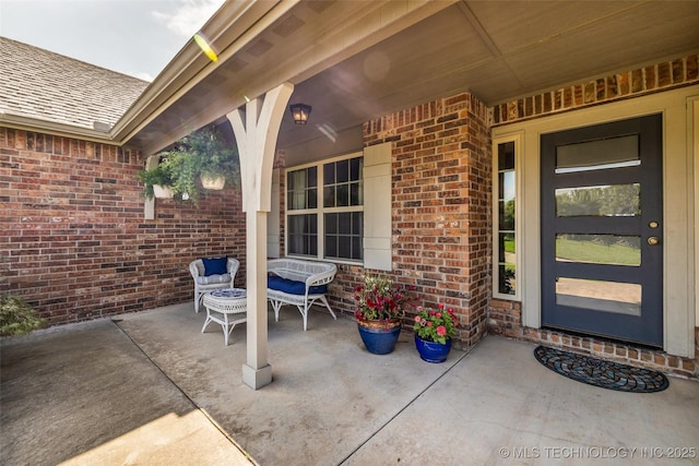3331 Bunker St, Claremore, OK 74019 - entrance to property with brick siding and roof with shingles