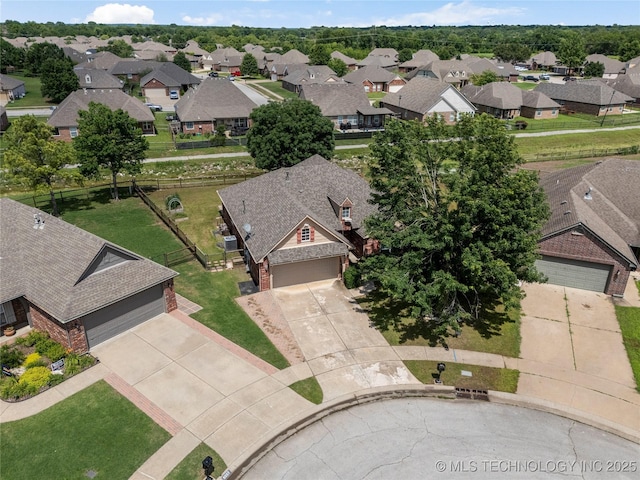 9005 N 154th E Ct, Owasso, OK 74055 - aerial perspective of suburban area
