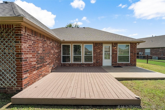 9005 N 154th E Ct, Owasso, OK 74055 - wooden terrace with a patio