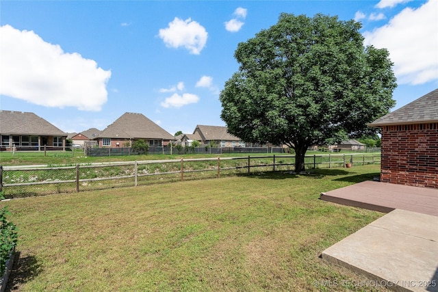 9005 N 154th E Ct, Owasso, OK 74055 - fenced backyard featuring a residential view