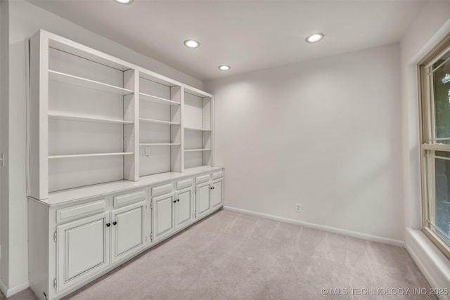 4350 E 74th Pl, Tulsa, OK 74136 - spare room featuring light carpet and recessed lighting