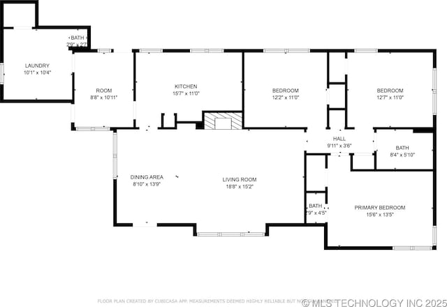 1640 E 41st St, Tulsa, OK 74105 - view of floor plan / room layout