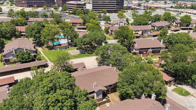6376 S 80th E Ave Unit G, Tulsa, OK 74133 - aerial perspective of suburban area