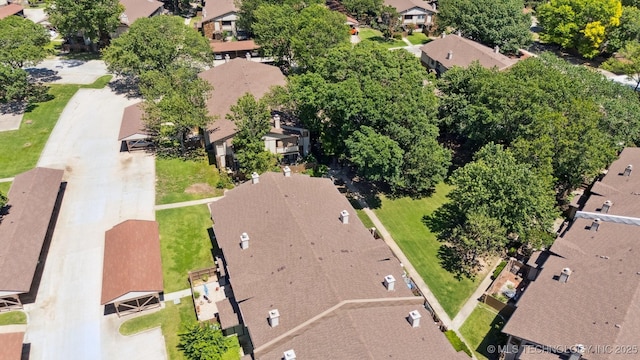 6376 S 80th E Ave Unit G, Tulsa, OK 74133 - aerial perspective of suburban area