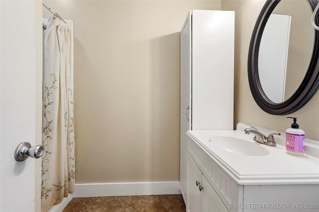 1508 Melissa Cir, Sapulpa, OK 74066 - bathroom with vanity and a shower with shower curtain