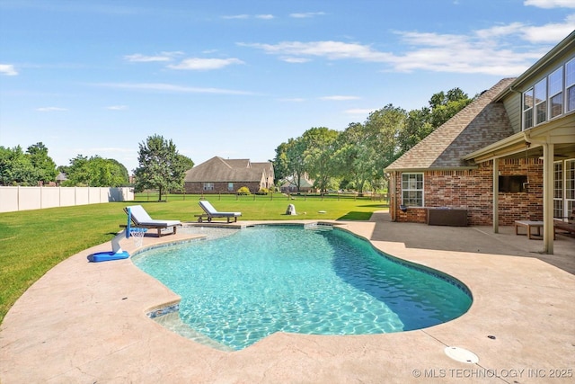 7185 N 194th E Ave, Owasso, OK 74055 - view of pool featuring a patio