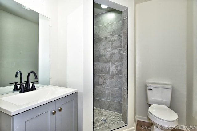 5701 S Rockford Pl, Tulsa, OK 74105 - bathroom with a shower stall and vanity
