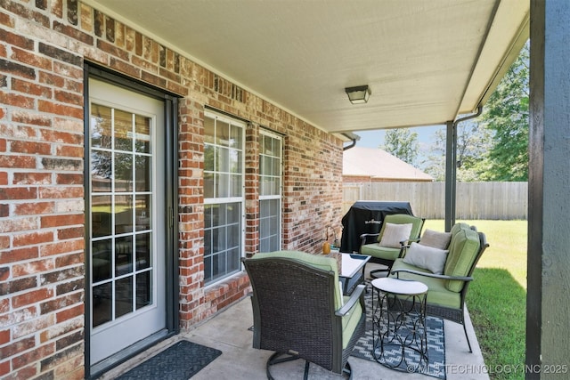 14003 E 87th Pl N, Owasso, OK 74055 - view of patio with a grill