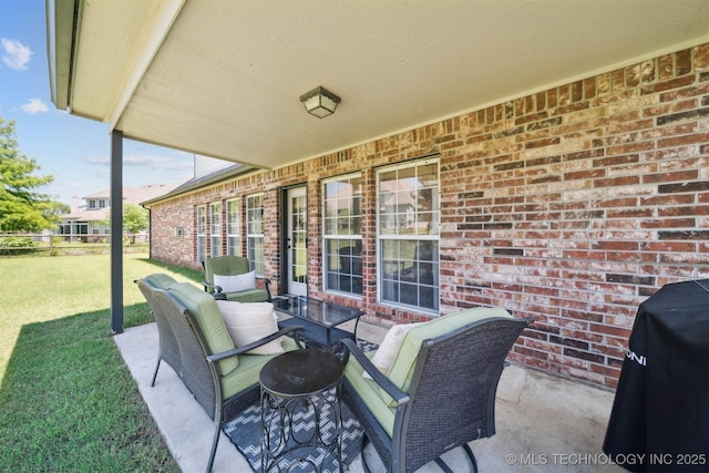14003 E 87th Pl N, Owasso, OK 74055 - view of patio with a grill