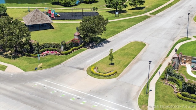 14003 E 87th Pl N, Owasso, OK 74055 - drone / aerial view of a community park